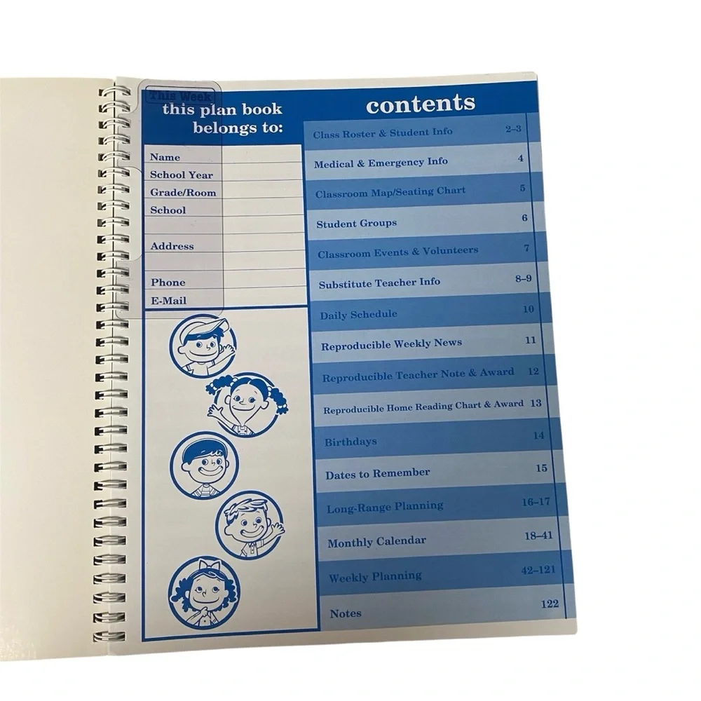 Lakeshore Teacher’s Plan Book